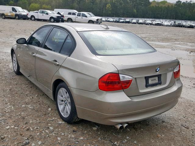 WBAVC53537FZ77512 - 2007 BMW 328 I SULE TAN photo 3