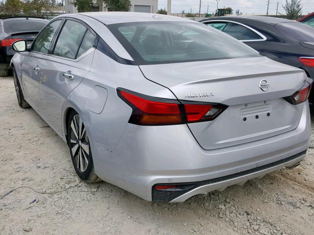 1N4BL4EV5KC173192 - 2019 NISSAN ALTIMA SL SILVER photo 3