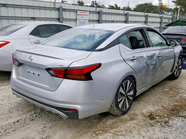 1N4BL4EV5KC173192 - 2019 NISSAN ALTIMA SL SILVER photo 4