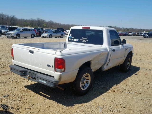 1FTYR10V7YPB06250 - 2000 FORD RANGER WHITE photo 4