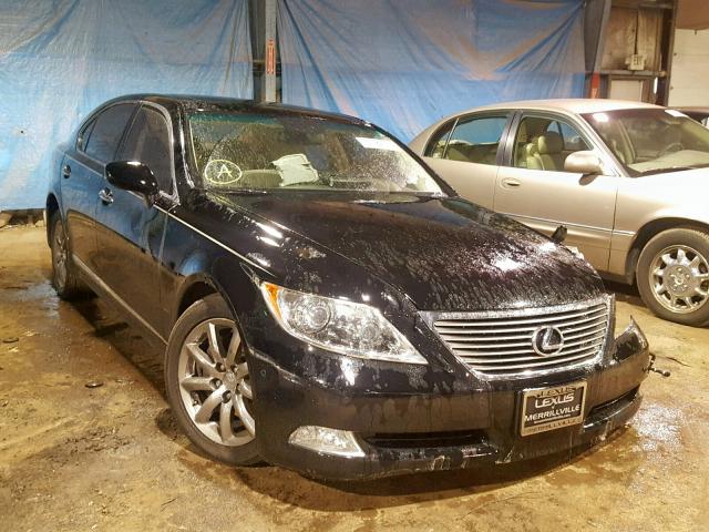 JTHGL46F885028456 - 2008 LEXUS LS 460L BLACK photo 1