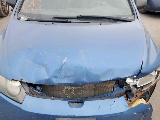 1HGFA16256L043473 - 2006 HONDA CIVIC DX BLUE photo 7