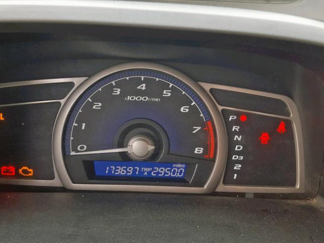 1HGFA16256L043473 - 2006 HONDA CIVIC DX BLUE photo 8