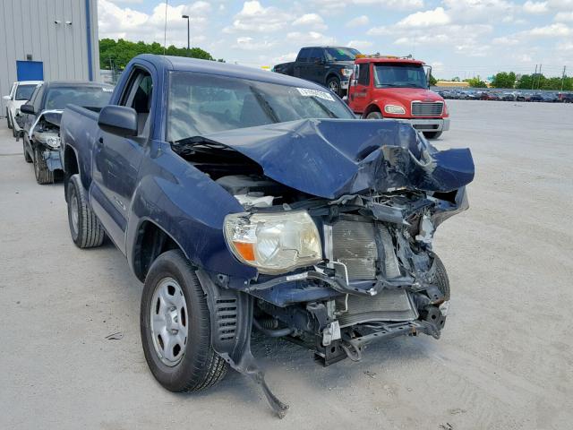 5TENX22N78Z563001 - 2008 TOYOTA TACOMA BLUE photo 1