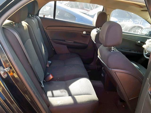 1G1ZH57BX9F145389 - 2009 CHEVROLET MALIBU 1LT 黑色 照片 6