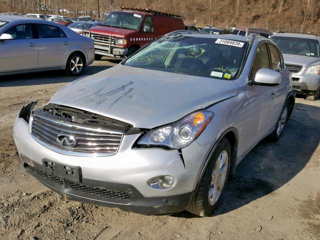 JN1AJ0HRXAM755738 - 2010 INFINITI EX35 BASE SILVER photo 2