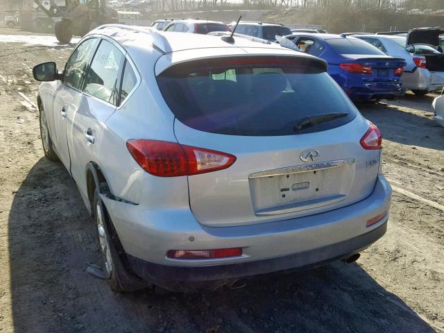 JN1AJ0HRXAM755738 - 2010 INFINITI EX35 BASE SILVER photo 3