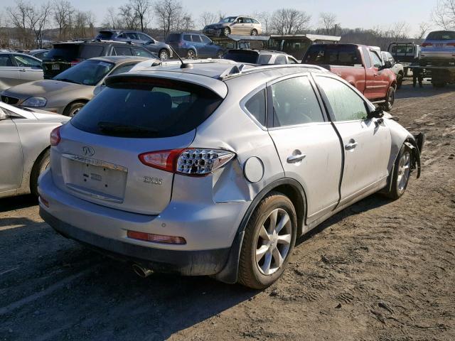 JN1AJ0HRXAM755738 - 2010 INFINITI EX35 BASE SILVER photo 4