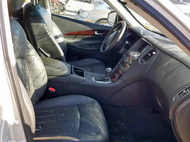 JN1AJ0HRXAM755738 - 2010 INFINITI EX35 BASE SILVER photo 5