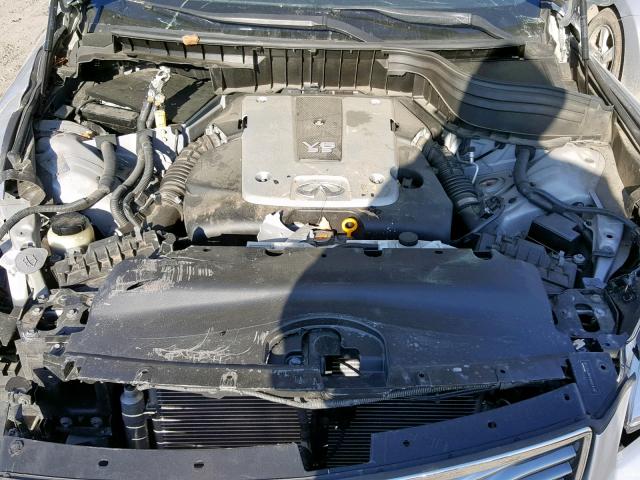 JN1AJ0HRXAM755738 - 2010 INFINITI EX35 BASE SILVER photo 7