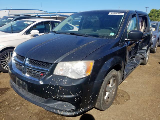 2C4RDGCG1CR304199 - 2012 DODGE GRAND CARAVAN SXT  photo 2