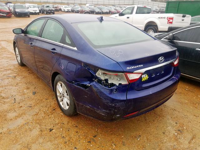 5NPEB4AC5DH782904 - 2013 HYUNDAI SONATA GLS  photo 3