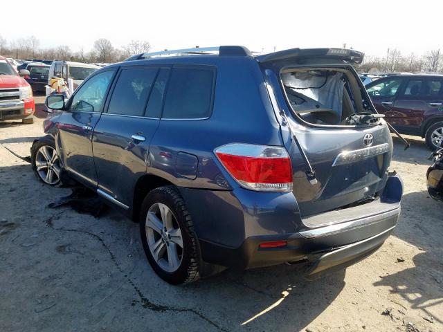 5TDDK3EH9DS266700 - 2013 TOYOTA HIGHLANDER LIMITED  photo 3