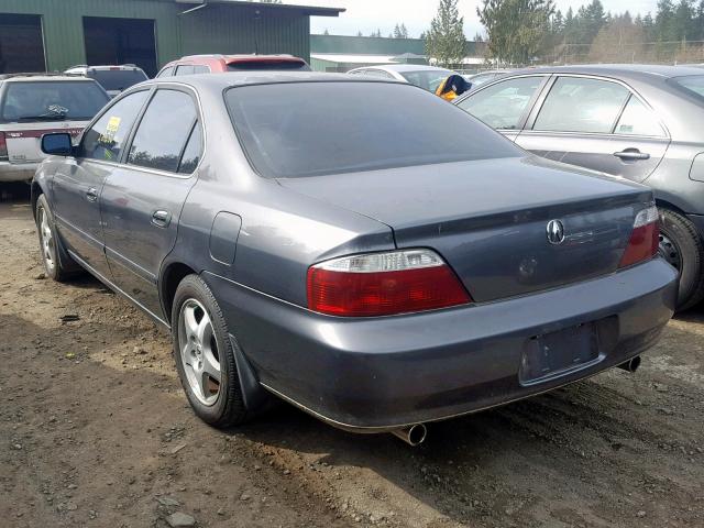 19UUA56623A025134 - 2003 ACURA 3.2TL GRAY photo 3