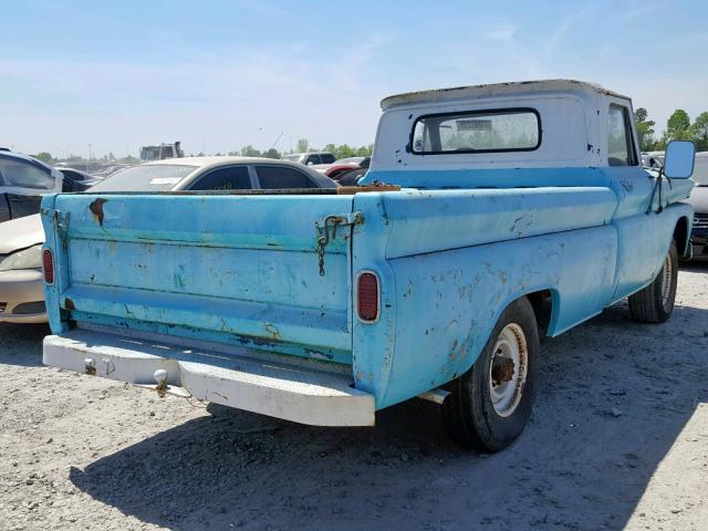 4C254J158609 - 1966 CHEVROLET PICK UP TURQUOISE photo 4