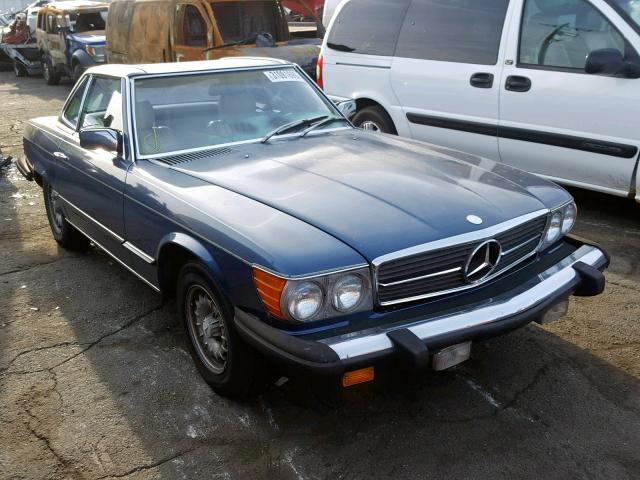 WDBBA45A5BB001004 - 1981 MERCEDES-BENZ 380 SL BLUE photo 1