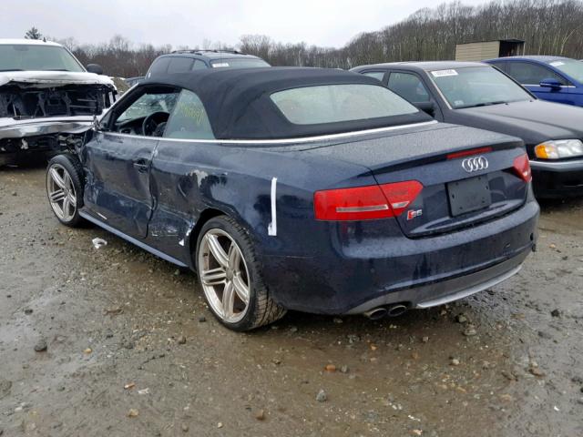 WAUVGAFH1BN021432 - 2011 AUDI S5 PRESTIG BLUE photo 3