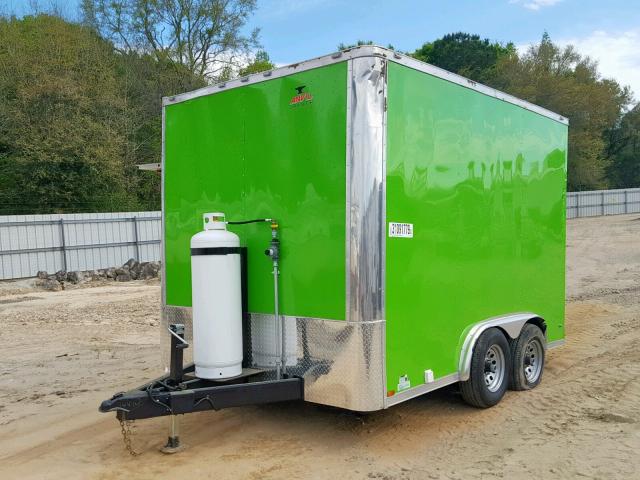 7FYBE1220KD010610 - 2019 ANVI TRAILER GREEN photo 2