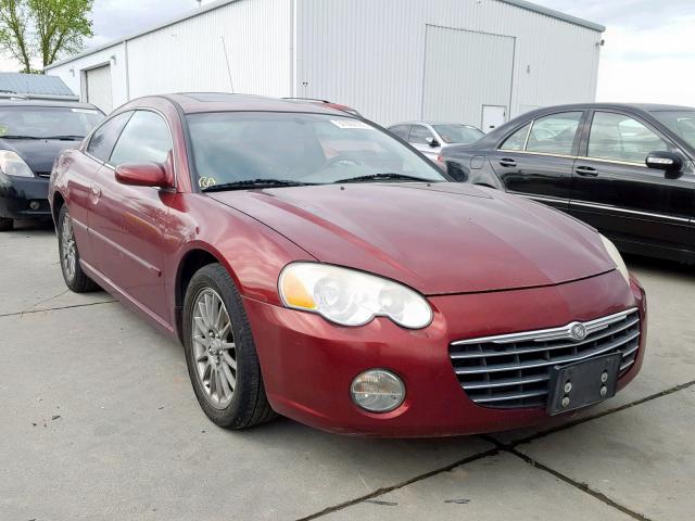 4C3AG52H23E105178 - 2003 CHRYSLER SEBRING LX RED photo 1