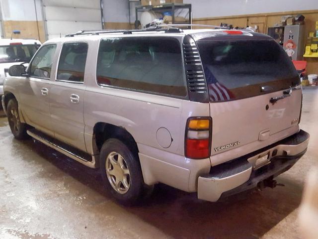 1GKFK66U85J243207 - 2005 GMC YUKON XL D SILVER photo 3