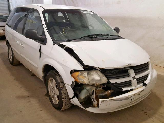 1D4GP45R16B540515 - 2006 DODGE CARAVAN SX WHITE photo 1