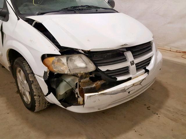 1D4GP45R16B540515 - 2006 DODGE CARAVAN SX WHITE photo 10