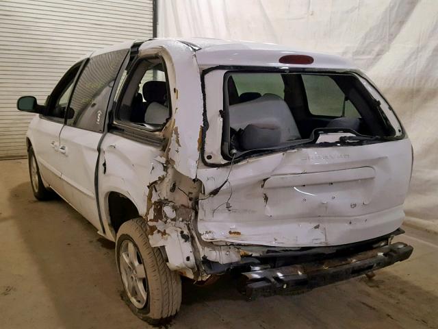 1D4GP45R16B540515 - 2006 DODGE CARAVAN SX WHITE photo 3