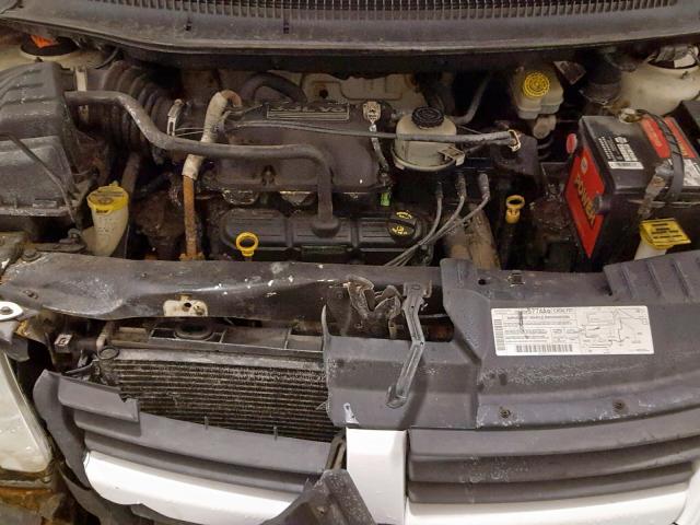 1D4GP45R16B540515 - 2006 DODGE CARAVAN SX WHITE photo 7