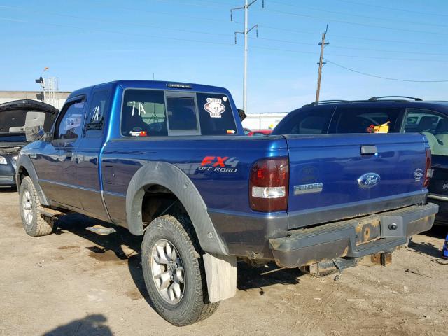 1FTZR15E88PA53703 - 2008 FORD RANGER SUP BLUE photo 3