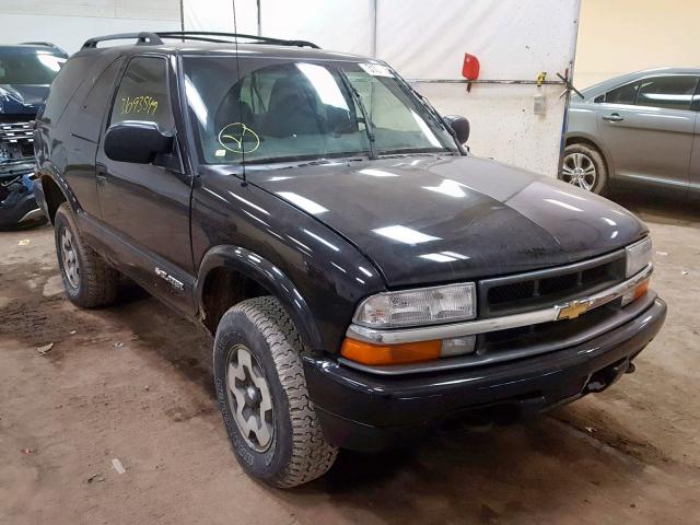 1GNCT18X24K159969 - 2004 CHEVROLET BLAZER BLACK photo 1