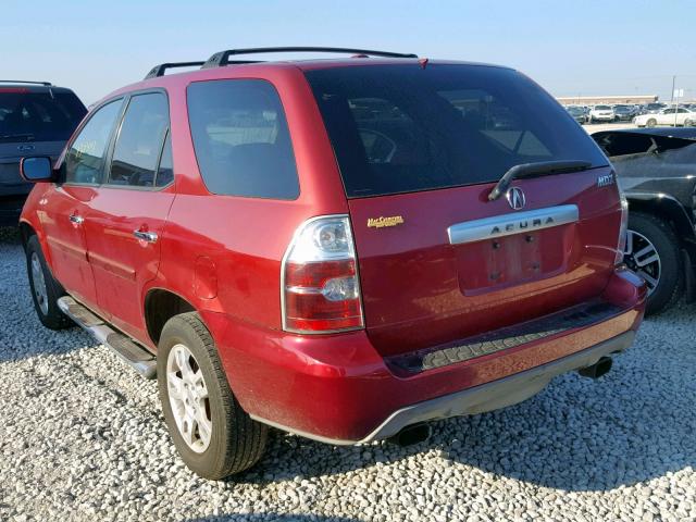 2HNYD18686H529569 - 2006 ACURA MDX TOURIN RED photo 3