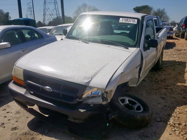 1FTYR10C0WTA50722 - 1998 FORD RANGER WHITE photo 2