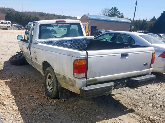 1FTYR10C0WTA50722 - 1998 FORD RANGER WHITE photo 3