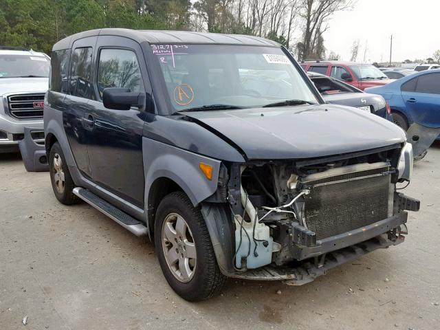 5J6YH28514L008016 - 2004 HONDA ELEMENT EX BLACK photo 1