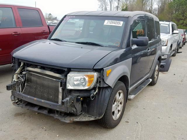 5J6YH28514L008016 - 2004 HONDA ELEMENT EX BLACK photo 2