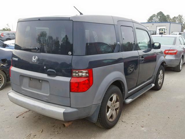 5J6YH28514L008016 - 2004 HONDA ELEMENT EX BLACK photo 4