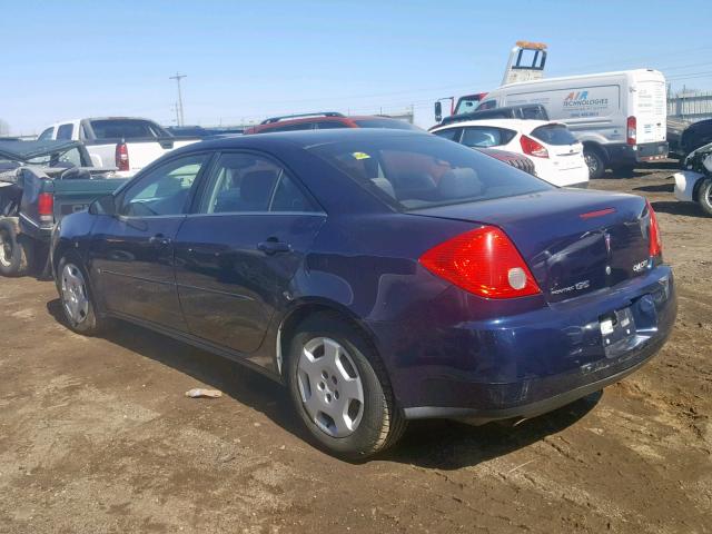 1G2ZF57B184188109 - 2008 PONTIAC G6 VALUE L BLUE photo 3