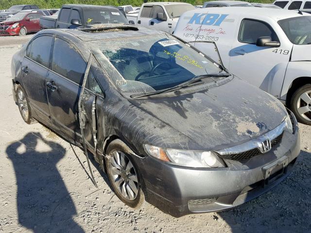 2HGFA16959H318550 - 2009 HONDA CIVIC EXL GRAY photo 1