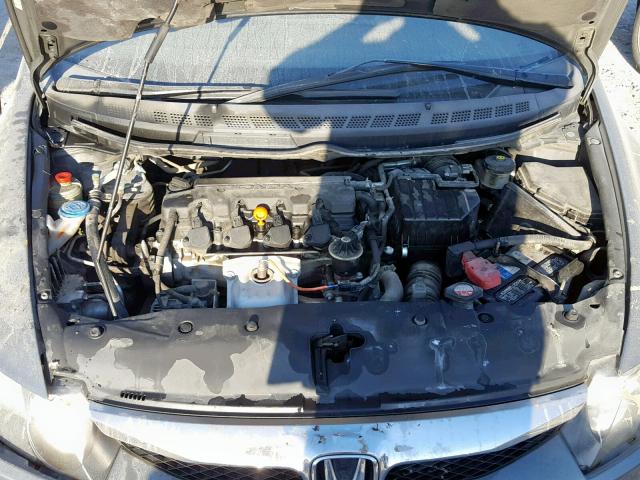 2HGFA16959H318550 - 2009 HONDA CIVIC EXL GRAY photo 7