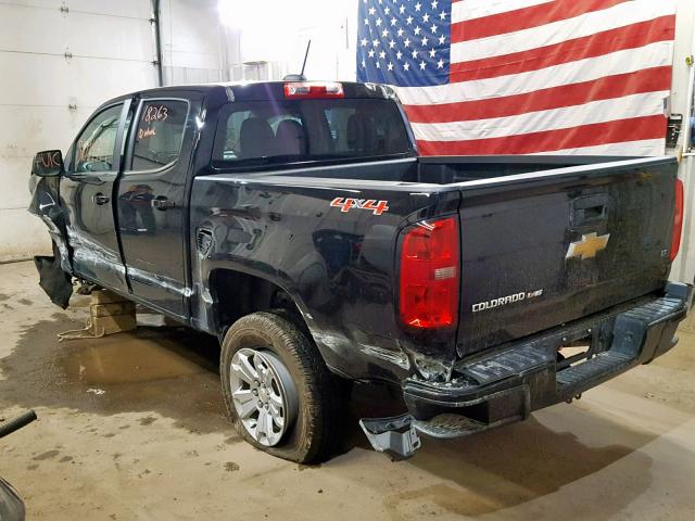 1GCGTCENXK1122356 - 2019 CHEVROLET COLORADO L BLACK photo 3