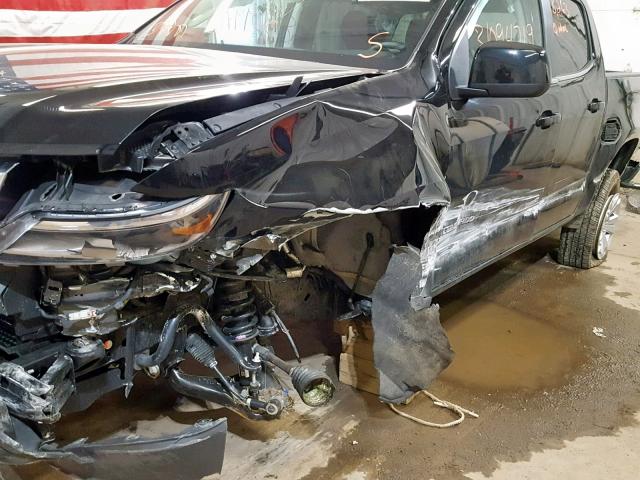 1GCGTCENXK1122356 - 2019 CHEVROLET COLORADO L BLACK photo 9