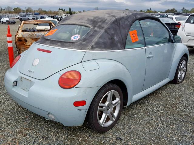 3VWCD31YX5M314053 - 2005 VOLKSWAGEN NEW BEETLE Creme Foto 4