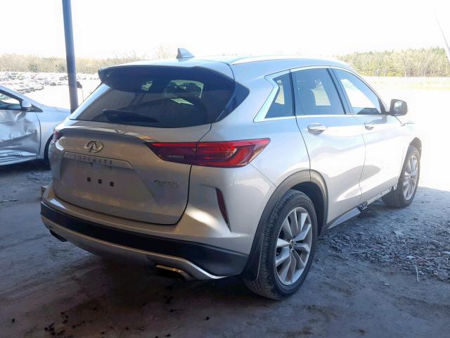 3PCAJ5M12KF106858 - 2019 INFINITI QX50 ESSEN SILVER photo 4