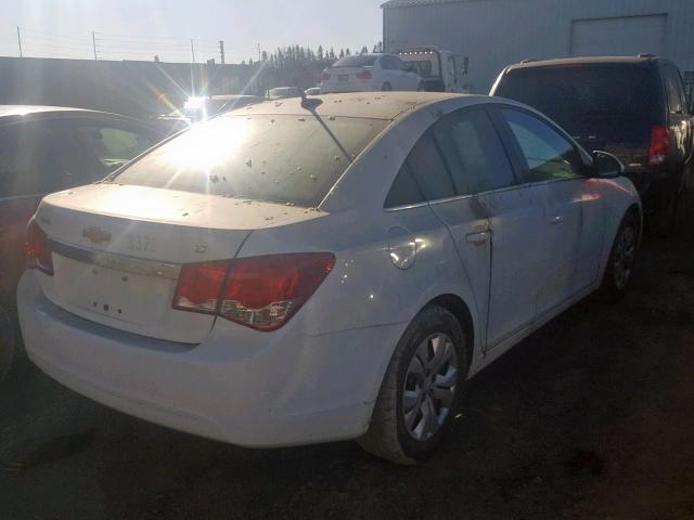 1G1PC5SB5D7197660 - 2013 CHEVROLET CRUZE LT WHITE photo 4