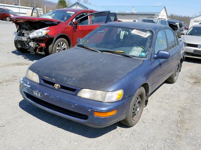 1NXBB02E7TZ450961 - 1996 TOYOTA COROLLA DX BLUE photo 2