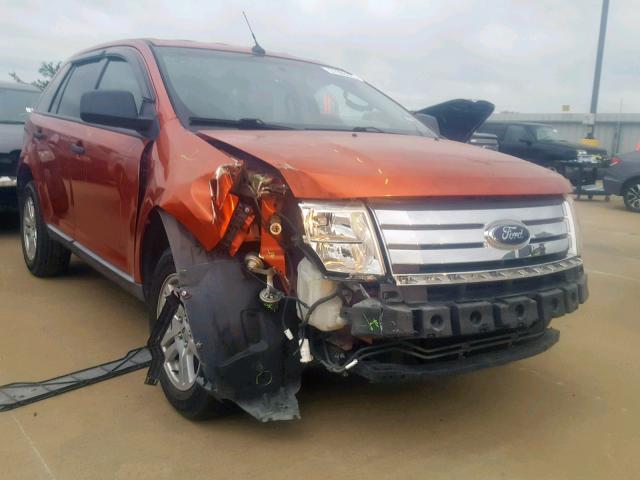 2FMDK36CX8BA89743 - 2008 FORD EDGE SE ORANGE photo 1