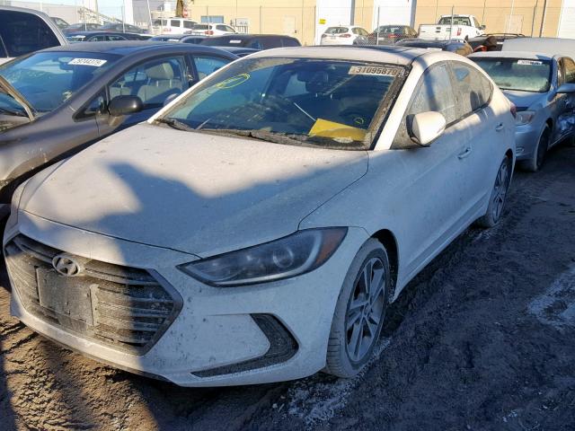 KMHD84LF7JU479704 - 2018 HYUNDAI ELANTRA SE WHITE photo 2