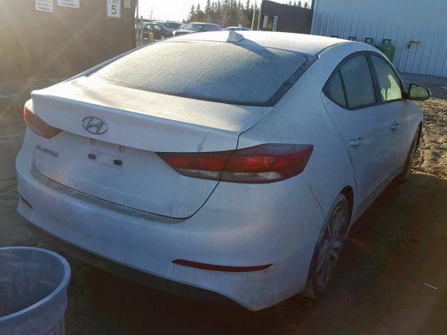 KMHD84LF7JU479704 - 2018 HYUNDAI ELANTRA SE WHITE photo 4