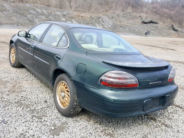 1G2WJ52K5WF214169 - 1998 PONTIAC GRAND PRIX GREEN photo 3