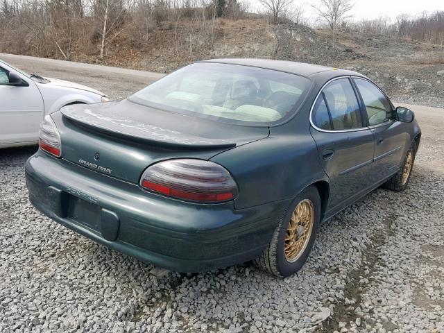 1G2WJ52K5WF214169 - 1998 PONTIAC GRAND PRIX GREEN photo 4